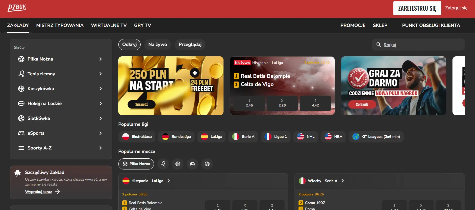 PZBuk sports betting